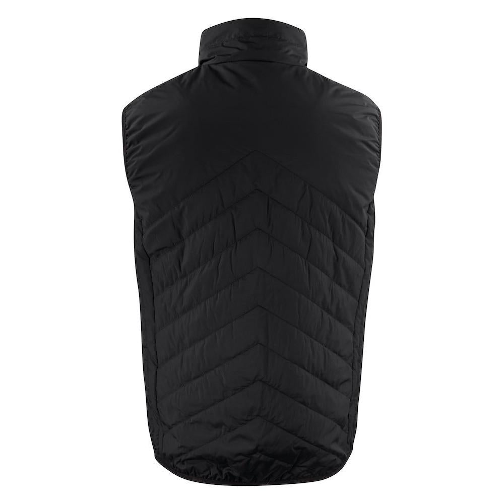Black - Back - James Harvest Mens Body Warmer