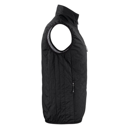 Black - Side - James Harvest Mens Body Warmer