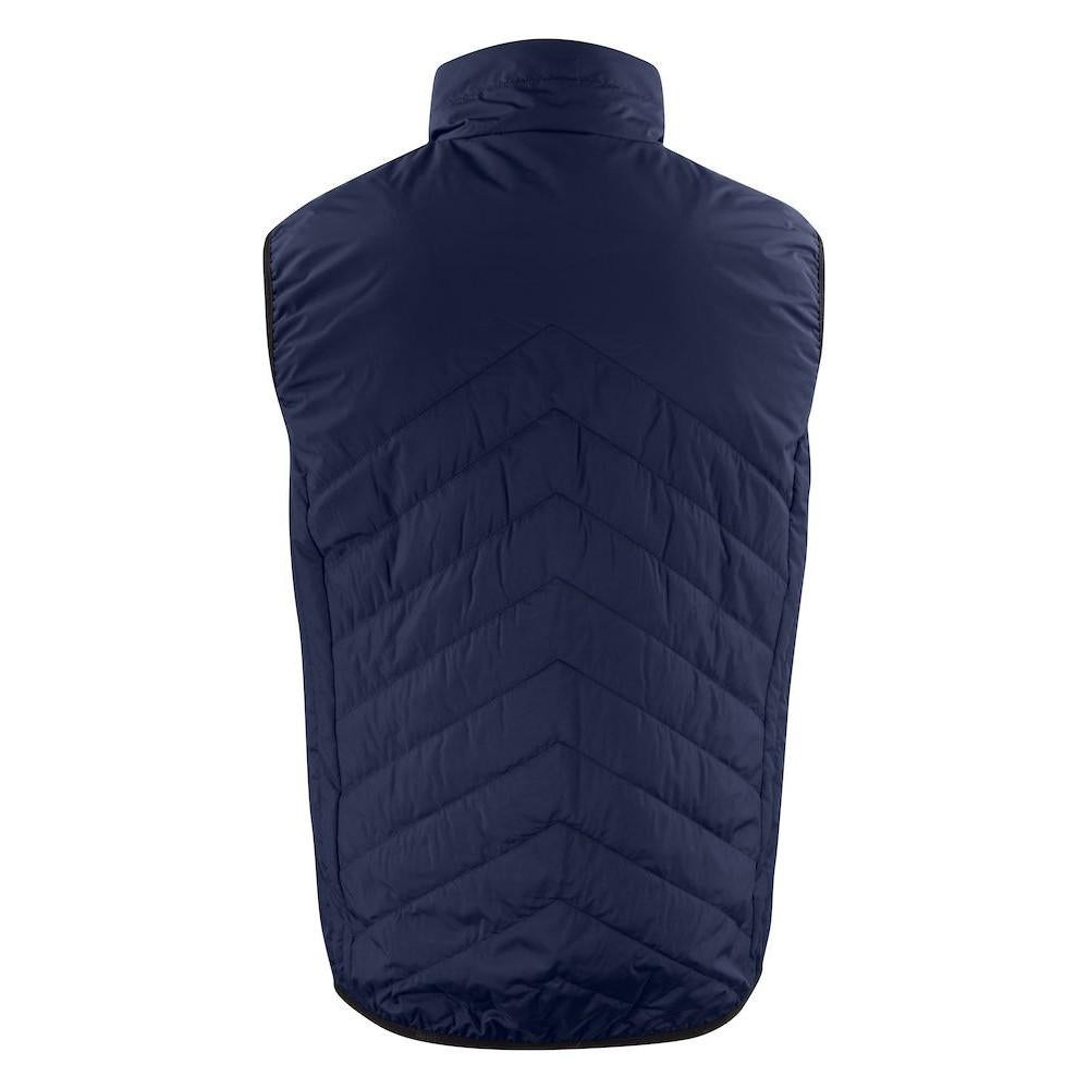 Navy - Back - James Harvest Mens Body Warmer
