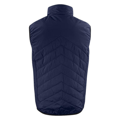 Navy - Back - James Harvest Mens Body Warmer