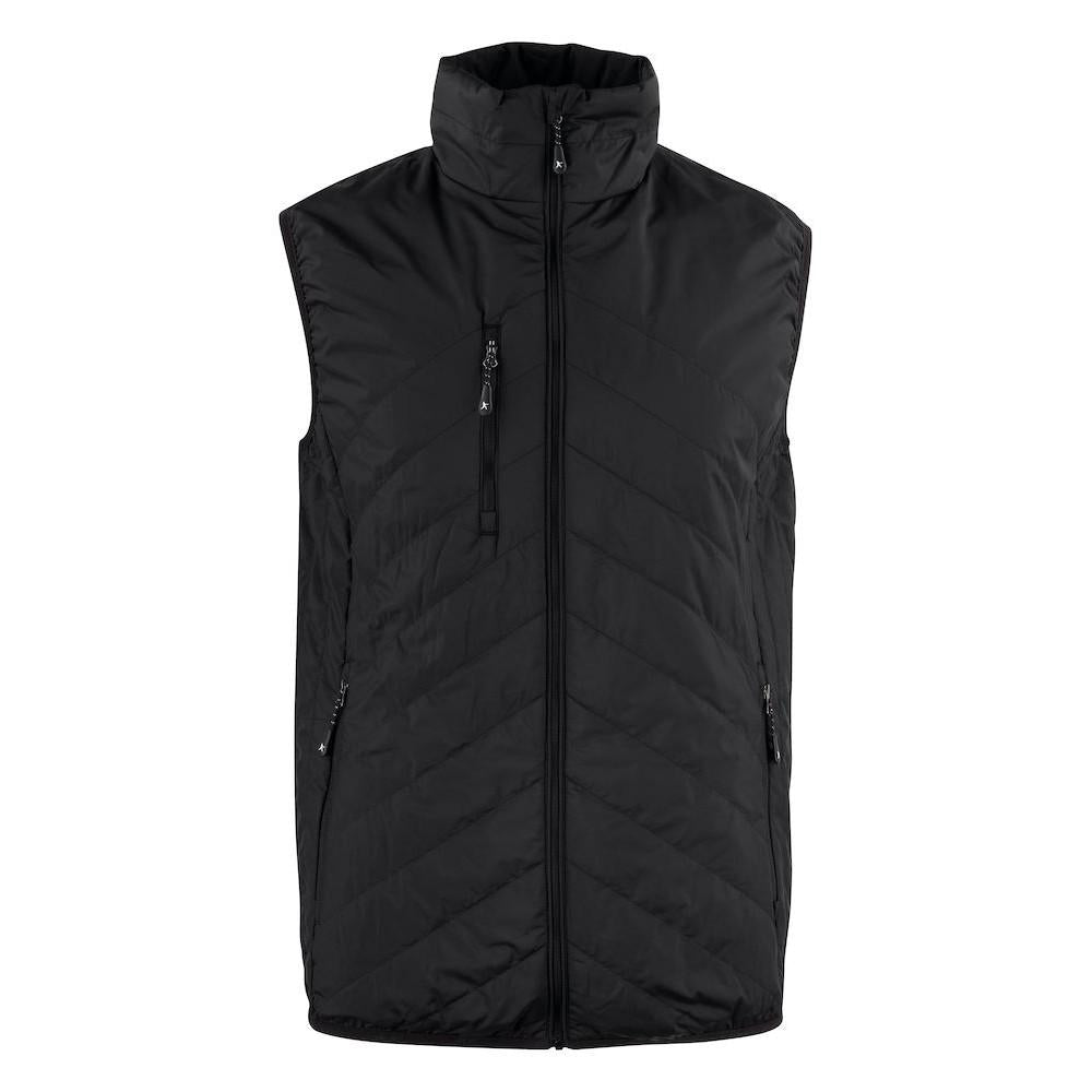 Black - Front - James Harvest Mens Body Warmer