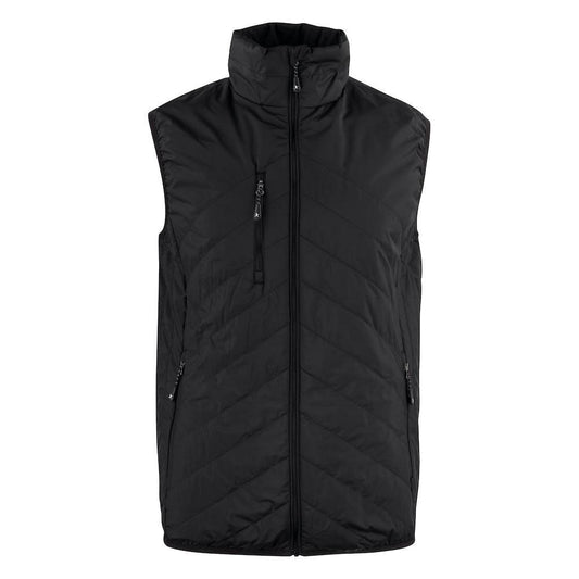 Black - Front - James Harvest Mens Body Warmer