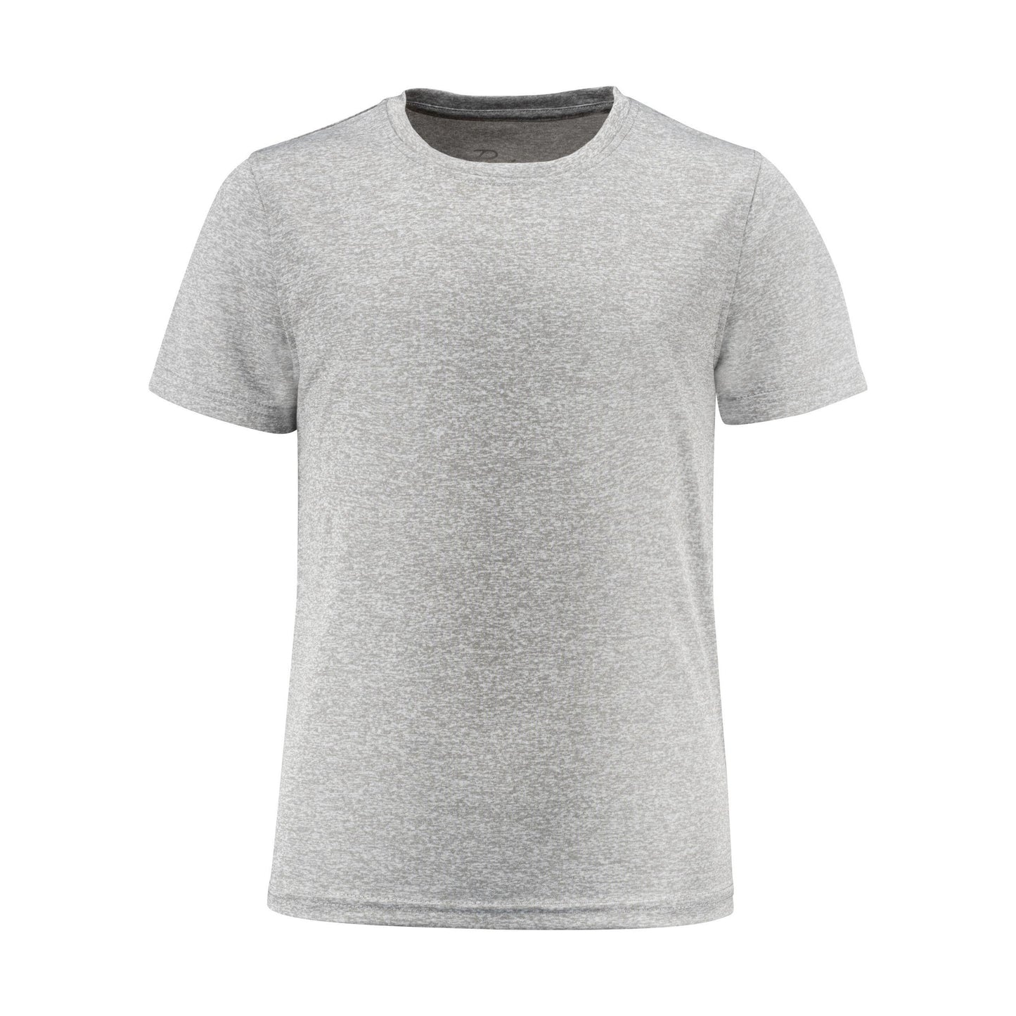 Grey Melange - Back - Printer RED Childrens-Kids Run T-Shirt