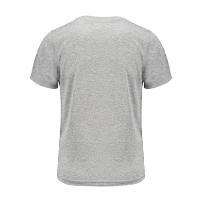 Grey Melange - Lifestyle - Printer RED Childrens-Kids Run T-Shirt
