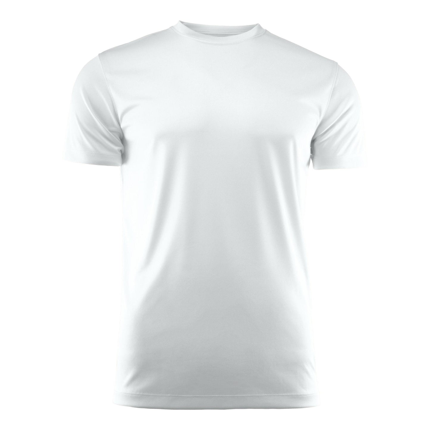 White - Back - Printer RED Childrens-Kids Run T-Shirt