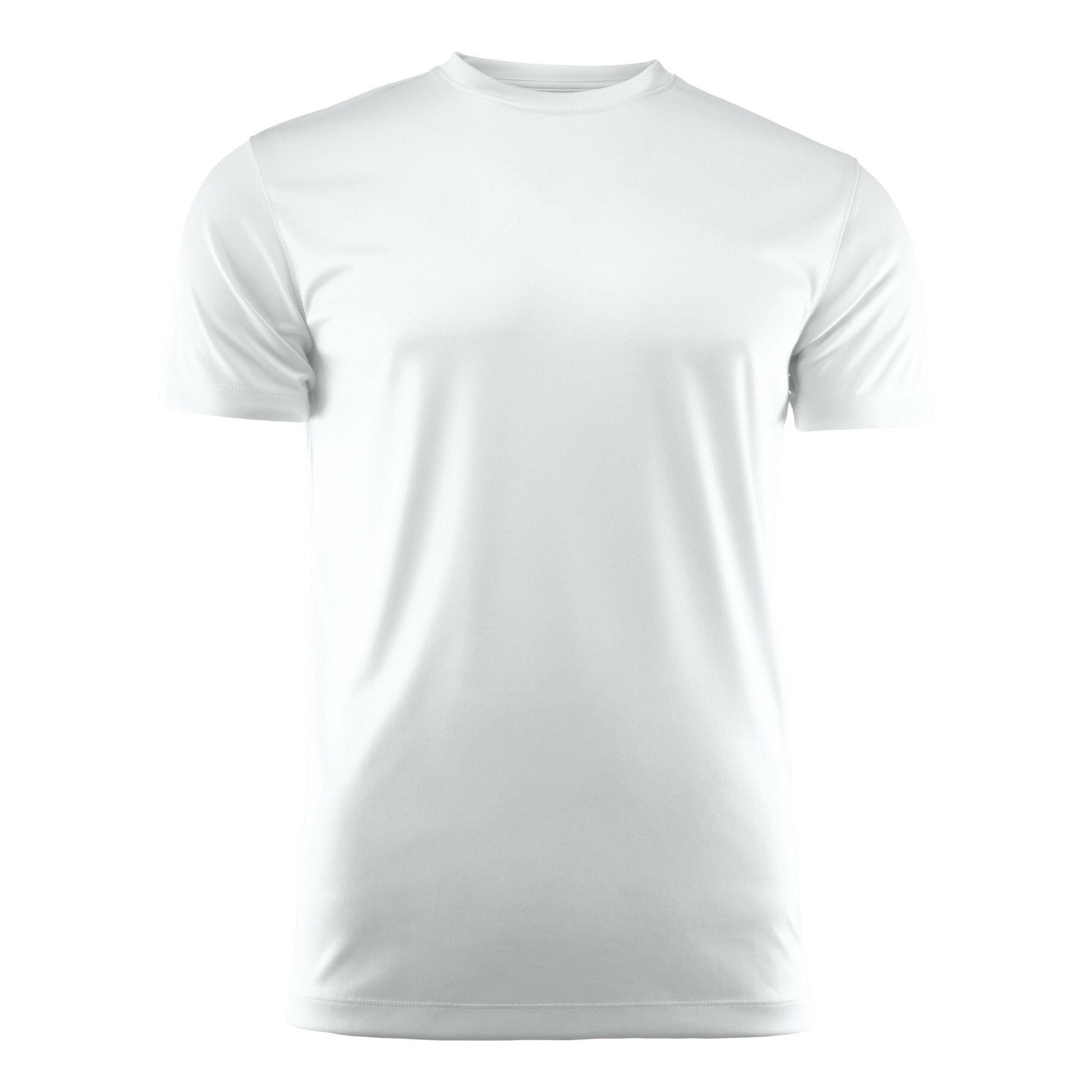 White - Back - Printer RED Childrens-Kids Run T-Shirt