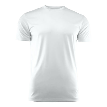 White - Back - Printer RED Childrens-Kids Run T-Shirt