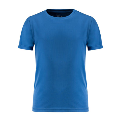 Bright Blue - Back - Printer RED Childrens-Kids Run T-Shirt
