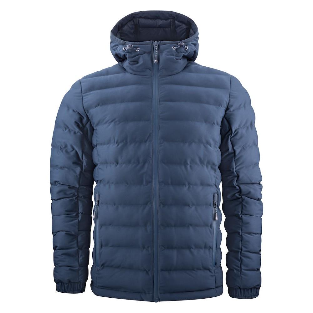 Navy - Front - James Harvest Mens Woodlake Padded Jacket
