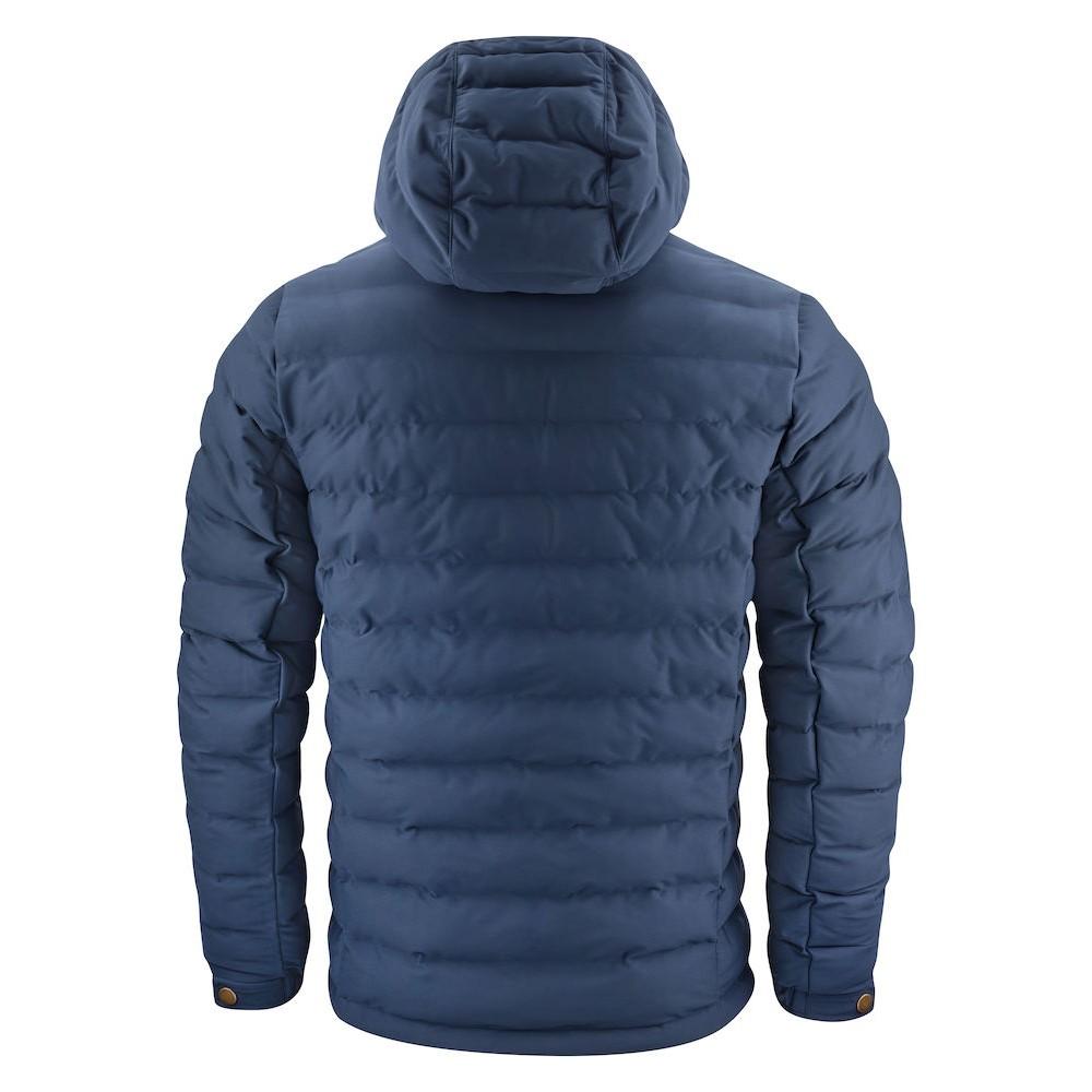 Navy - Back - James Harvest Mens Woodlake Padded Jacket