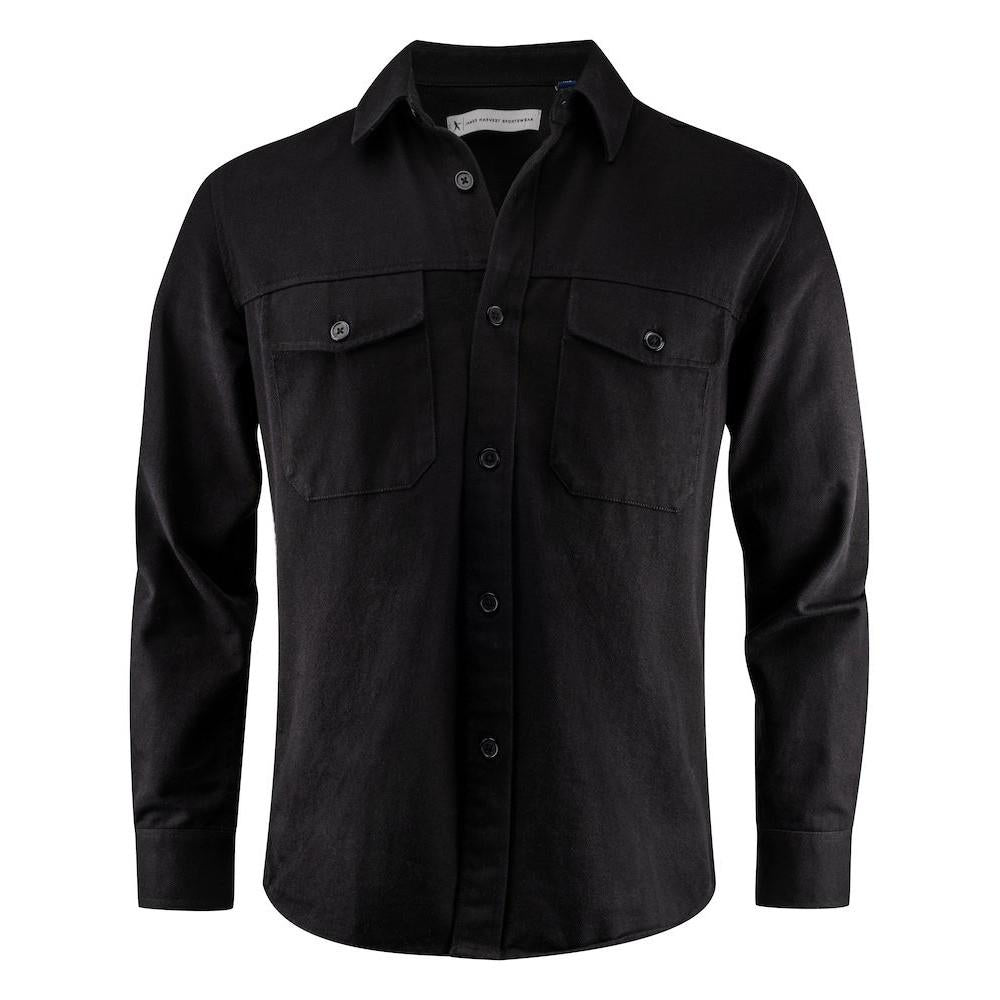 Black - Front - James Harvest Unisex Adult Highwoods Shirt