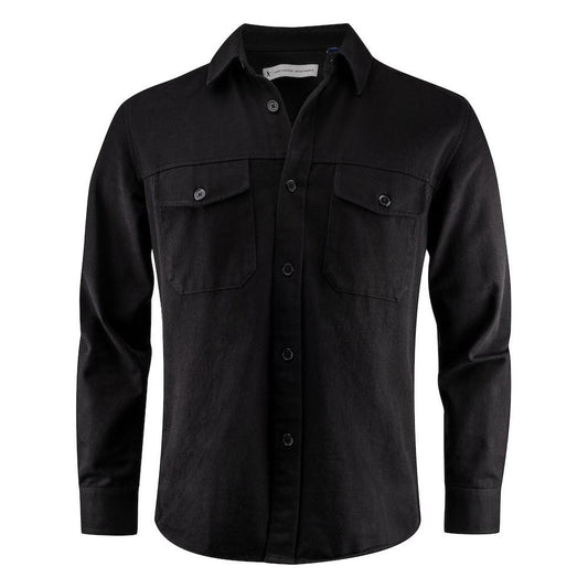 Black - Front - James Harvest Unisex Adult Highwoods Shirt