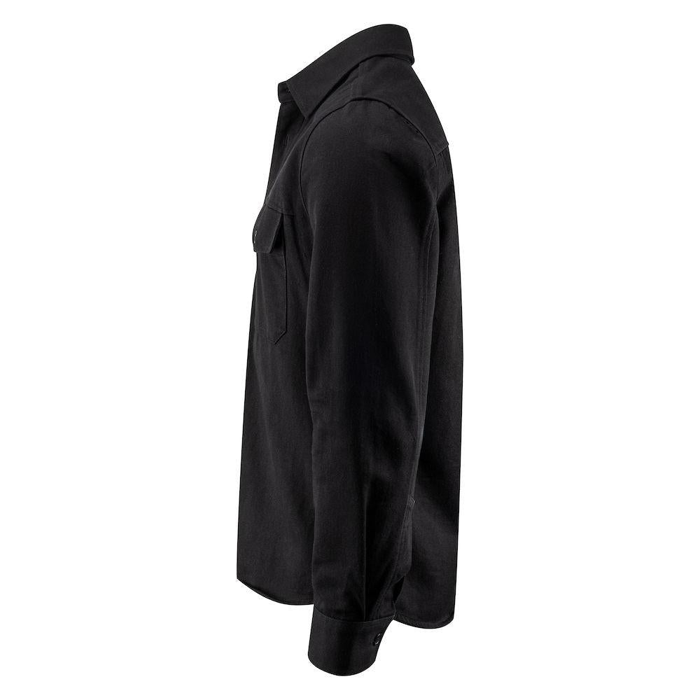 Black - Back - James Harvest Unisex Adult Highwoods Shirt
