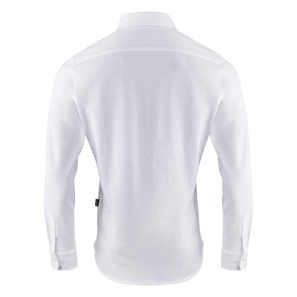 White - Back - James Harvest Mens Burlingham Formal Shirt