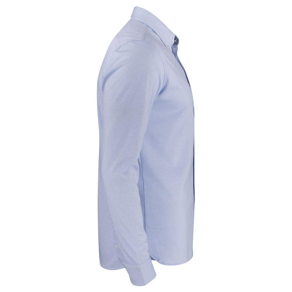 Light Blue - Side - James Harvest Mens Burlingham Formal Shirt