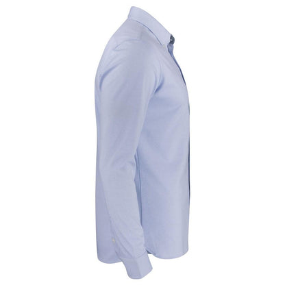 Light Blue - Side - James Harvest Mens Burlingham Formal Shirt