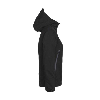 Black - Side - Printer Womens-Ladies Skeleton Soft Shell Jacket