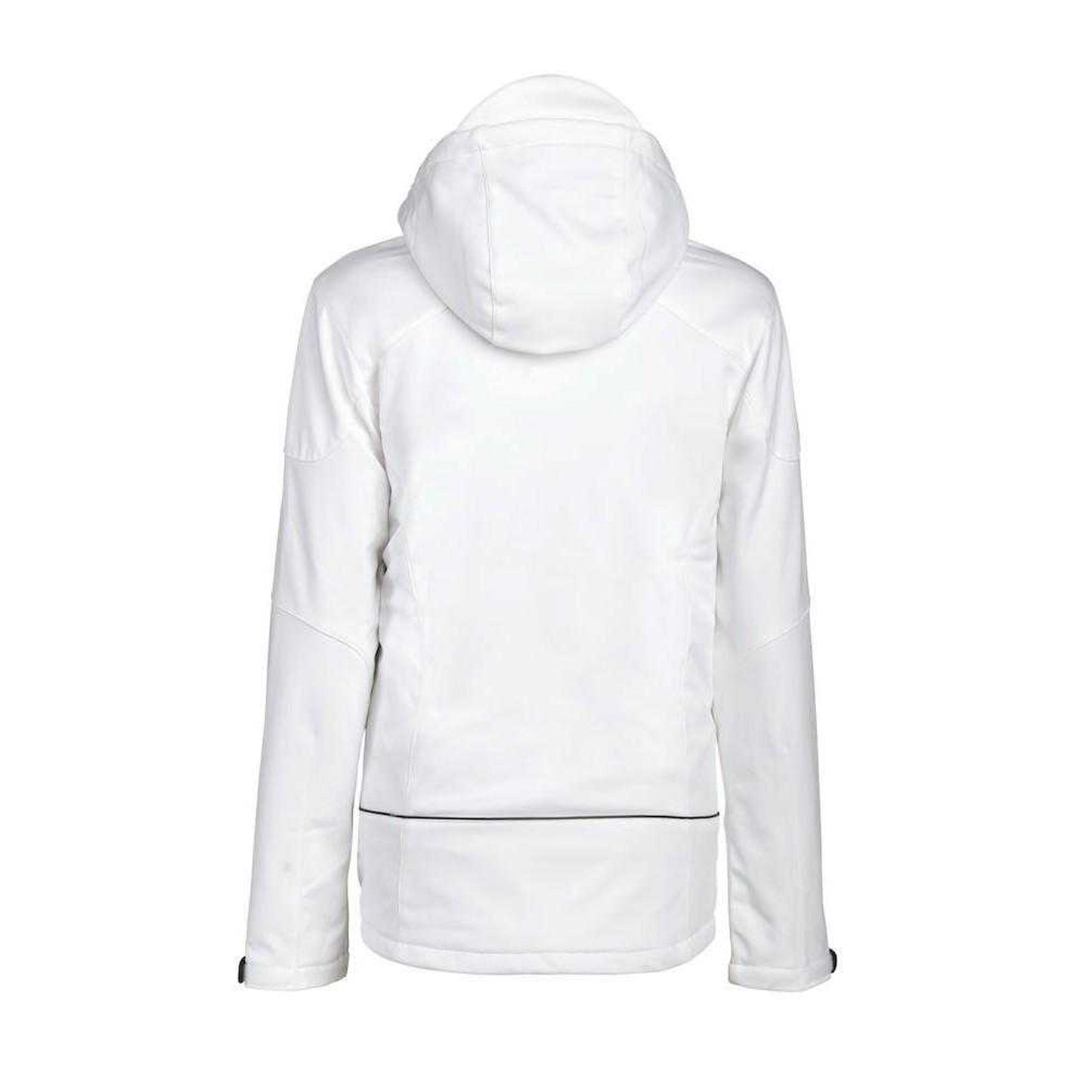White - Back - Printer Womens-Ladies Skeleton Soft Shell Jacket