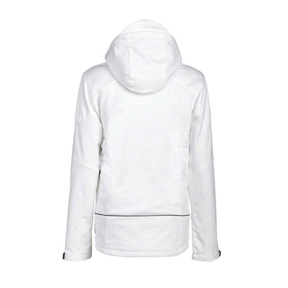White - Back - Printer Womens-Ladies Skeleton Soft Shell Jacket