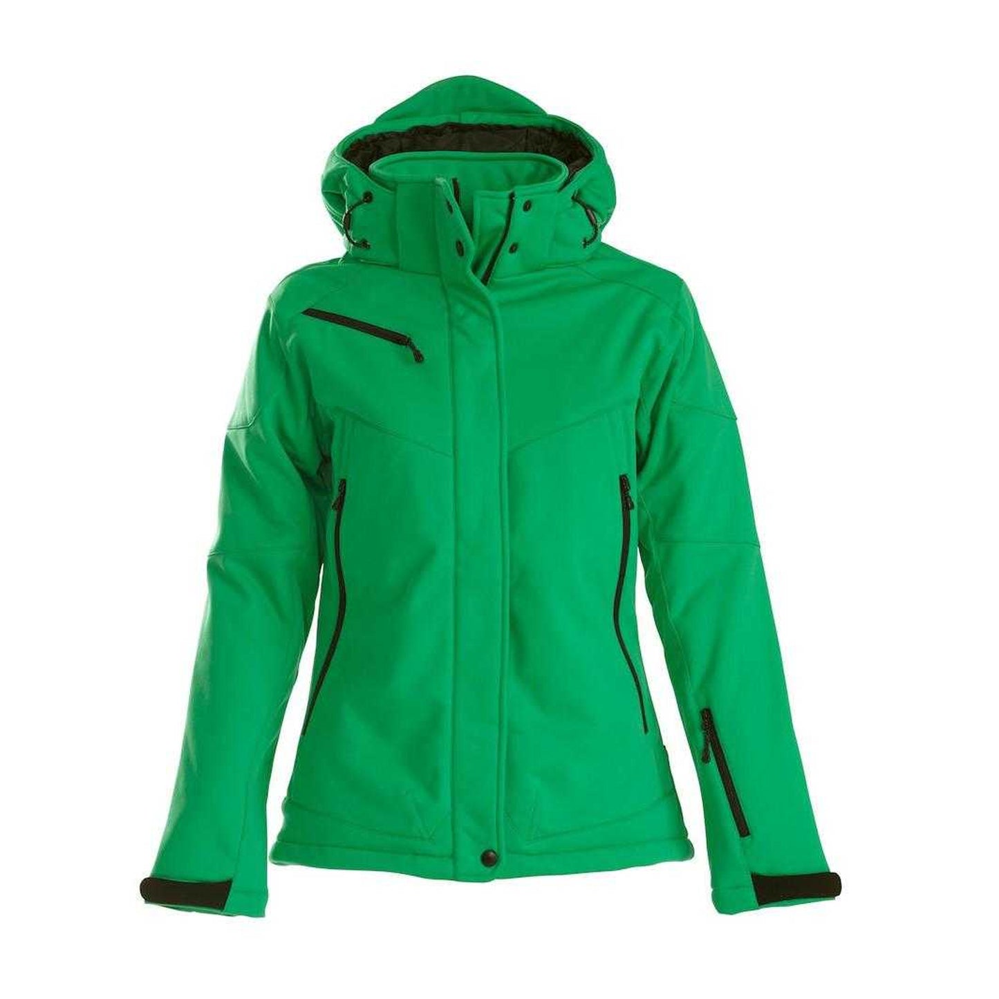 Fresh Green - Front - Printer Womens-Ladies Skeleton Soft Shell Jacket