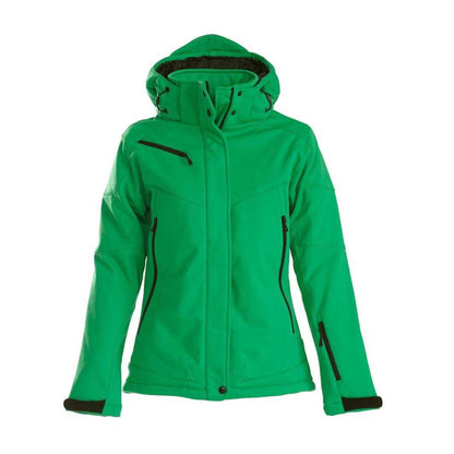 Fresh Green - Front - Printer Womens-Ladies Skeleton Soft Shell Jacket