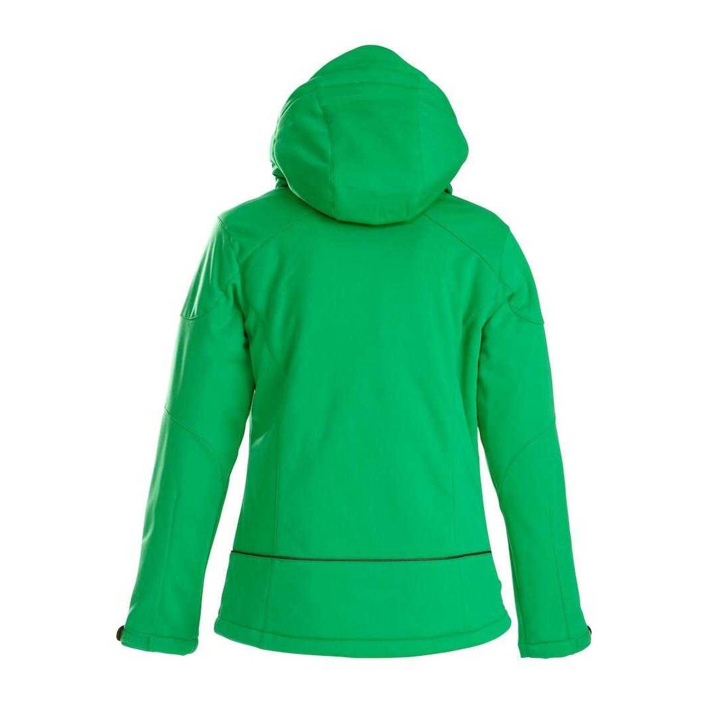 Fresh Green - Back - Printer Womens-Ladies Skeleton Soft Shell Jacket