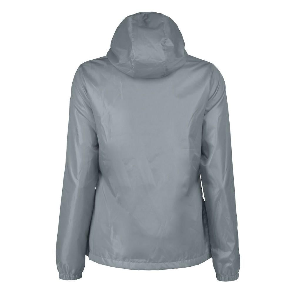 Metal Grey - Back - Printer RED Womens-Ladies Fastplant Jacket