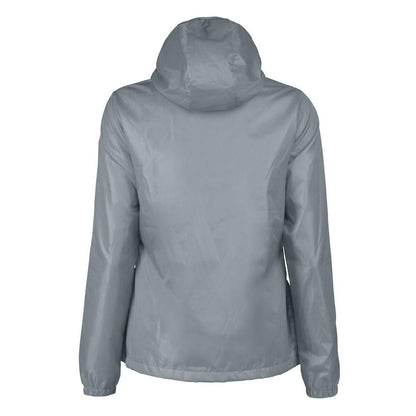 Metal Grey - Back - Printer RED Womens-Ladies Fastplant Jacket