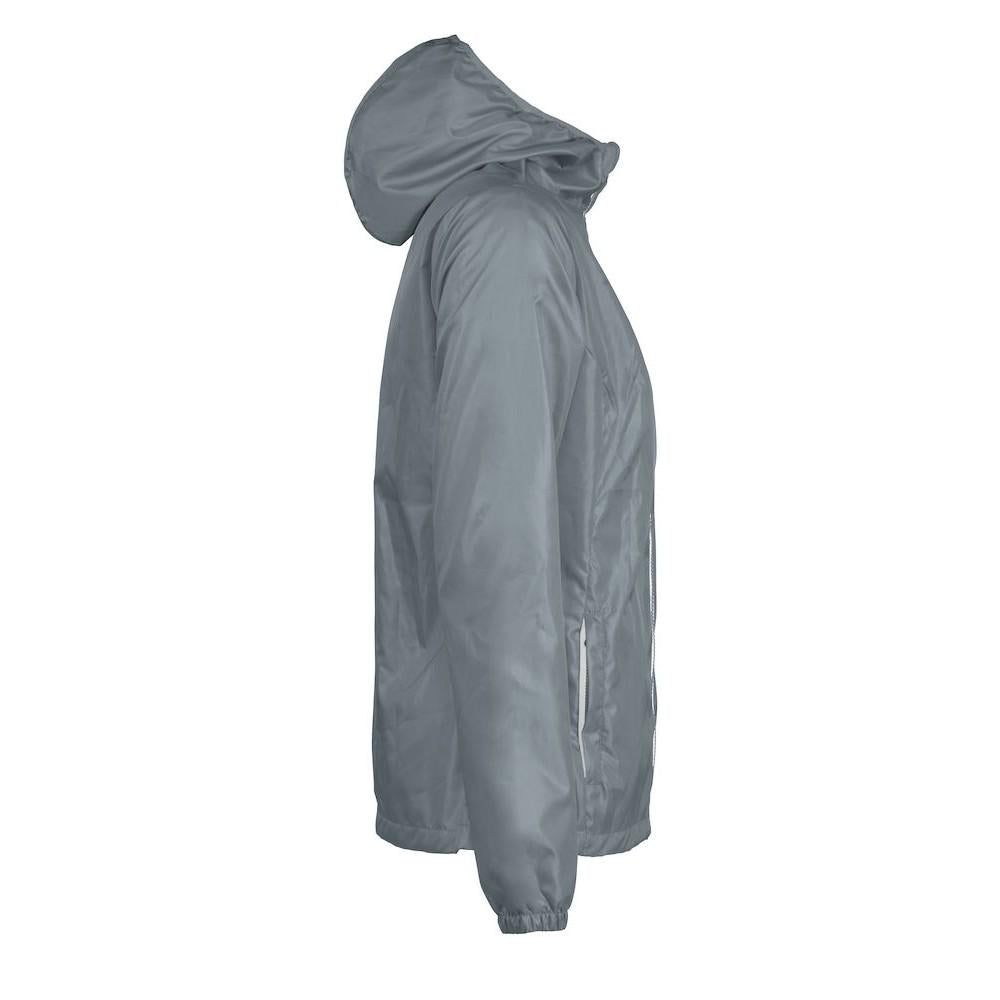 Metal Grey - Side - Printer RED Womens-Ladies Fastplant Jacket