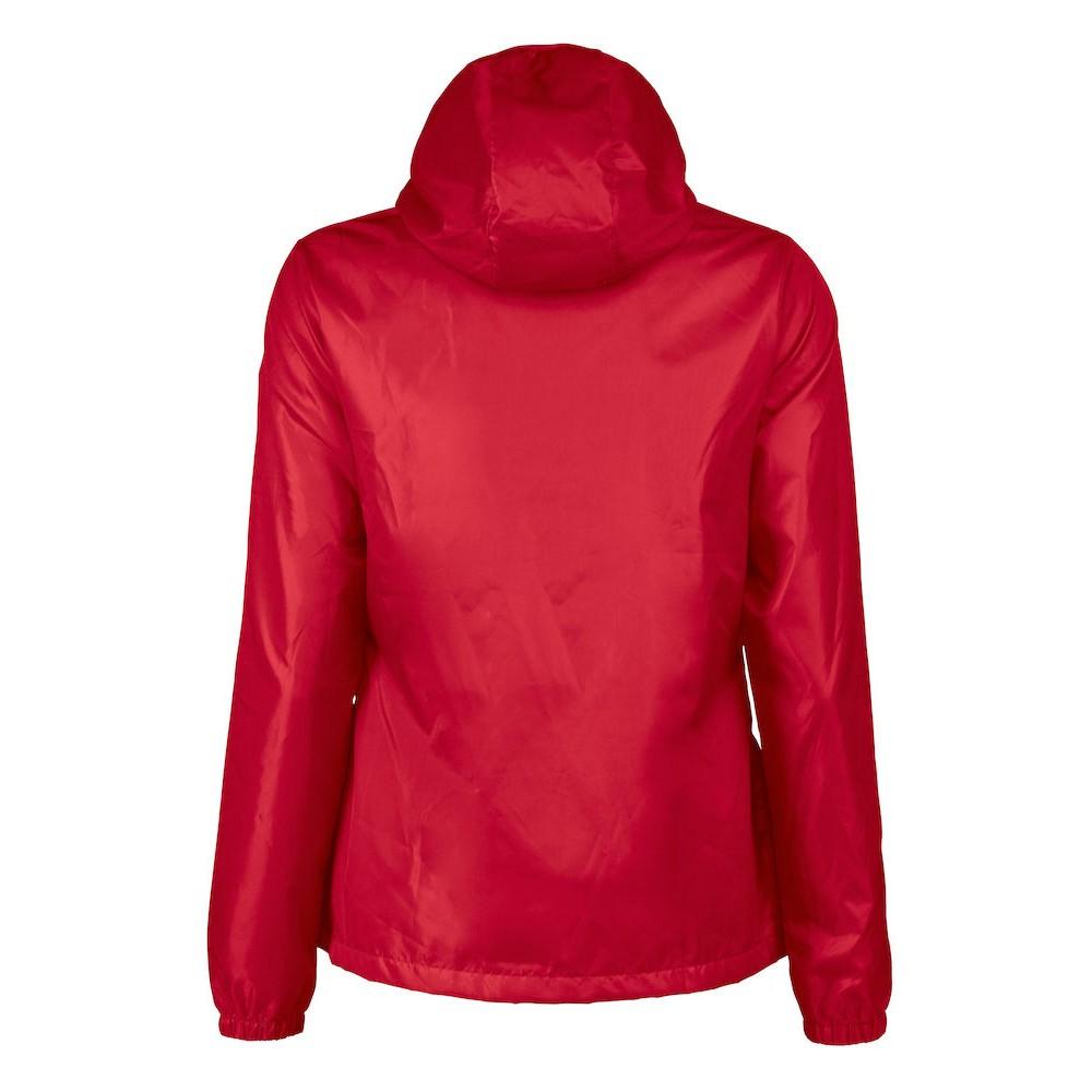 Red - Back - Printer RED Womens-Ladies Fastplant Jacket