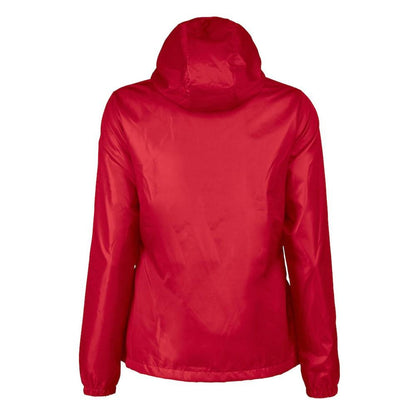 Red - Back - Printer RED Womens-Ladies Fastplant Jacket