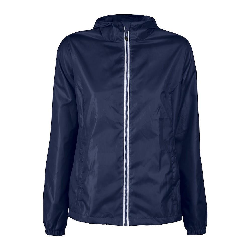 Navy - Front - Printer RED Womens-Ladies Fastplant Jacket