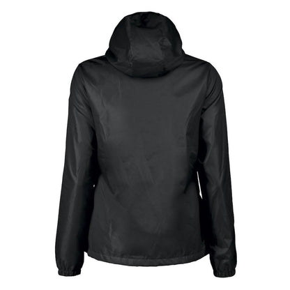 Black - Back - Printer RED Womens-Ladies Fastplant Jacket