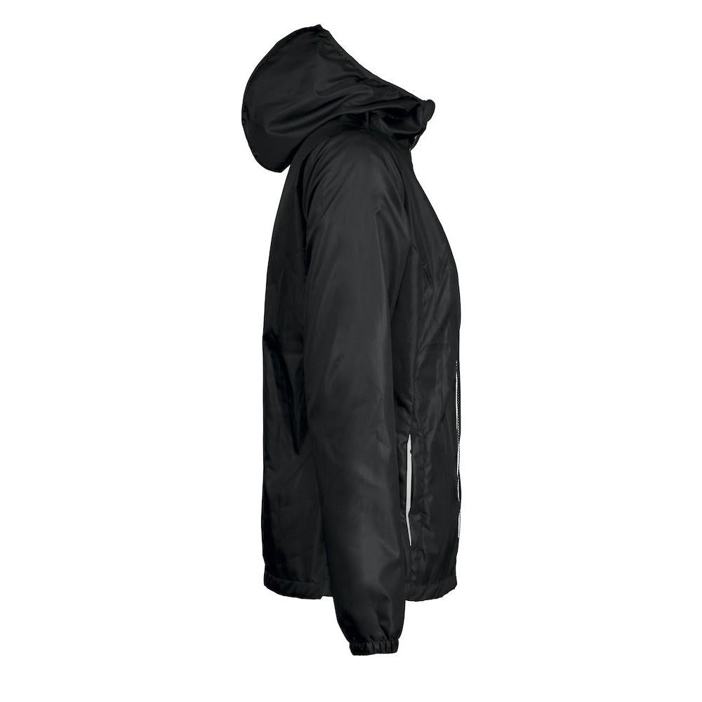 Black - Side - Printer RED Womens-Ladies Fastplant Jacket