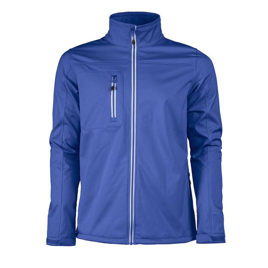 Blue - Front - Printer RED Mens Vert Soft Shell Jacket