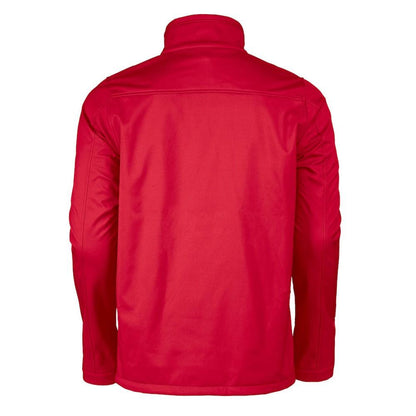 Red - Back - Printer RED Mens Vert Soft Shell Jacket