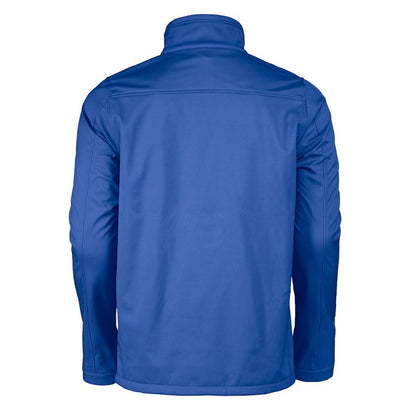 Blue - Back - Printer RED Mens Vert Soft Shell Jacket