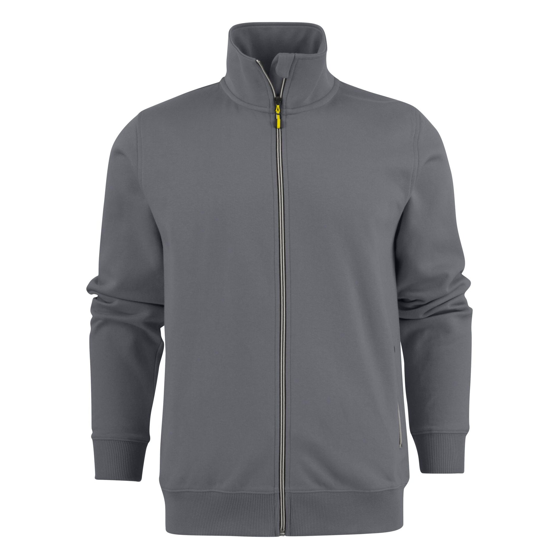 Grey Melange - Front - Printer Mens Javelin RSX Sweat Jacket