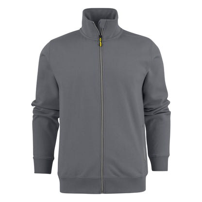 Grey Melange - Front - Printer Mens Javelin RSX Sweat Jacket