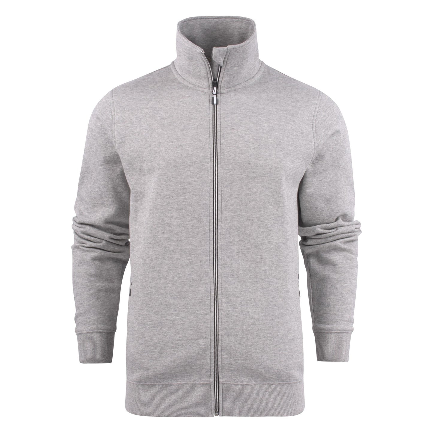 Grey Melange - Back - Printer Mens Javelin RSX Sweat Jacket