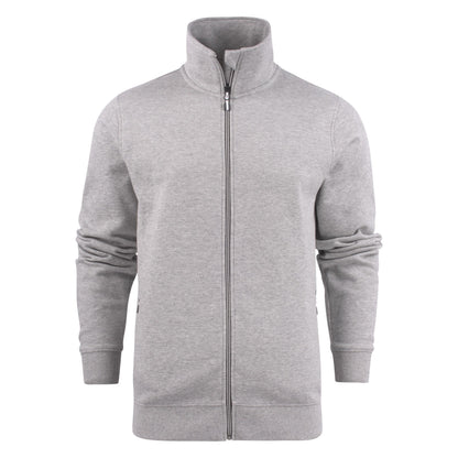 Grey Melange - Back - Printer Mens Javelin RSX Sweat Jacket