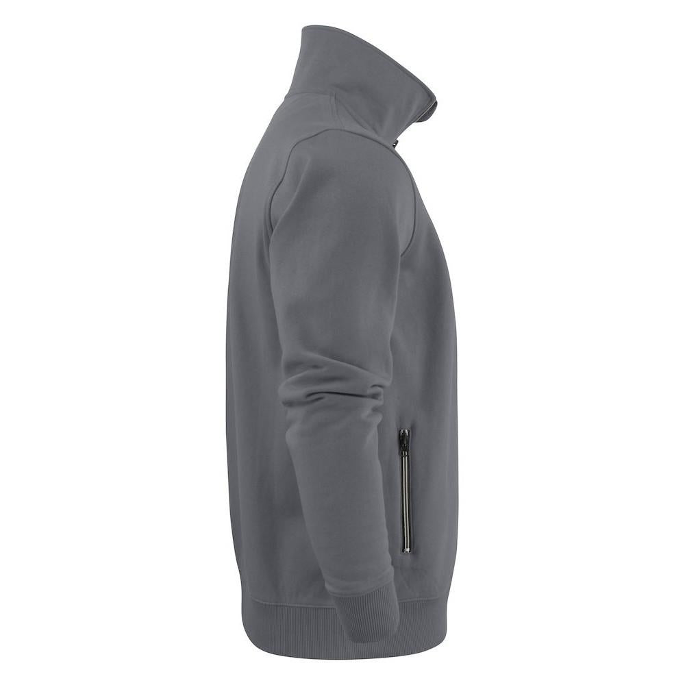 Steel Grey - Side - Printer Mens Javelin RSX Sweat Jacket
