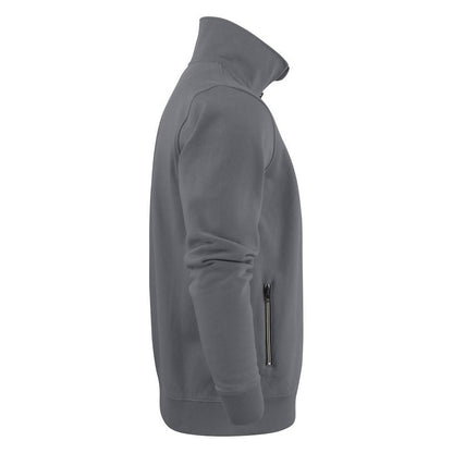 Steel Grey - Side - Printer Mens Javelin RSX Sweat Jacket