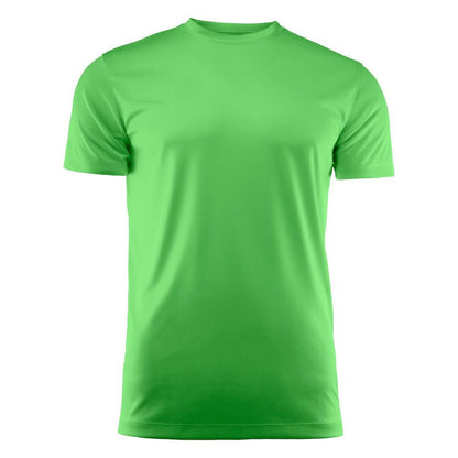Lime - Front - Printer RED Mens Run Active T-Shirt