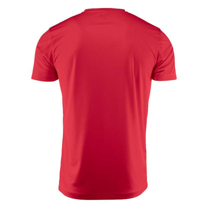 Red - Back - Printer RED Mens Run Active T-Shirt