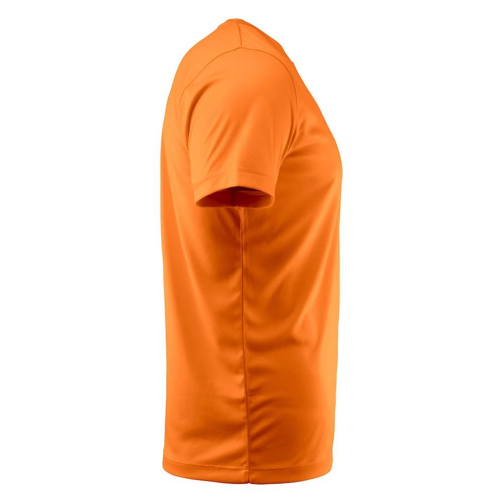 Orange - Side - Printer RED Mens Run Active T-Shirt