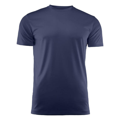 Navy - Front - Printer RED Mens Run Active T-Shirt