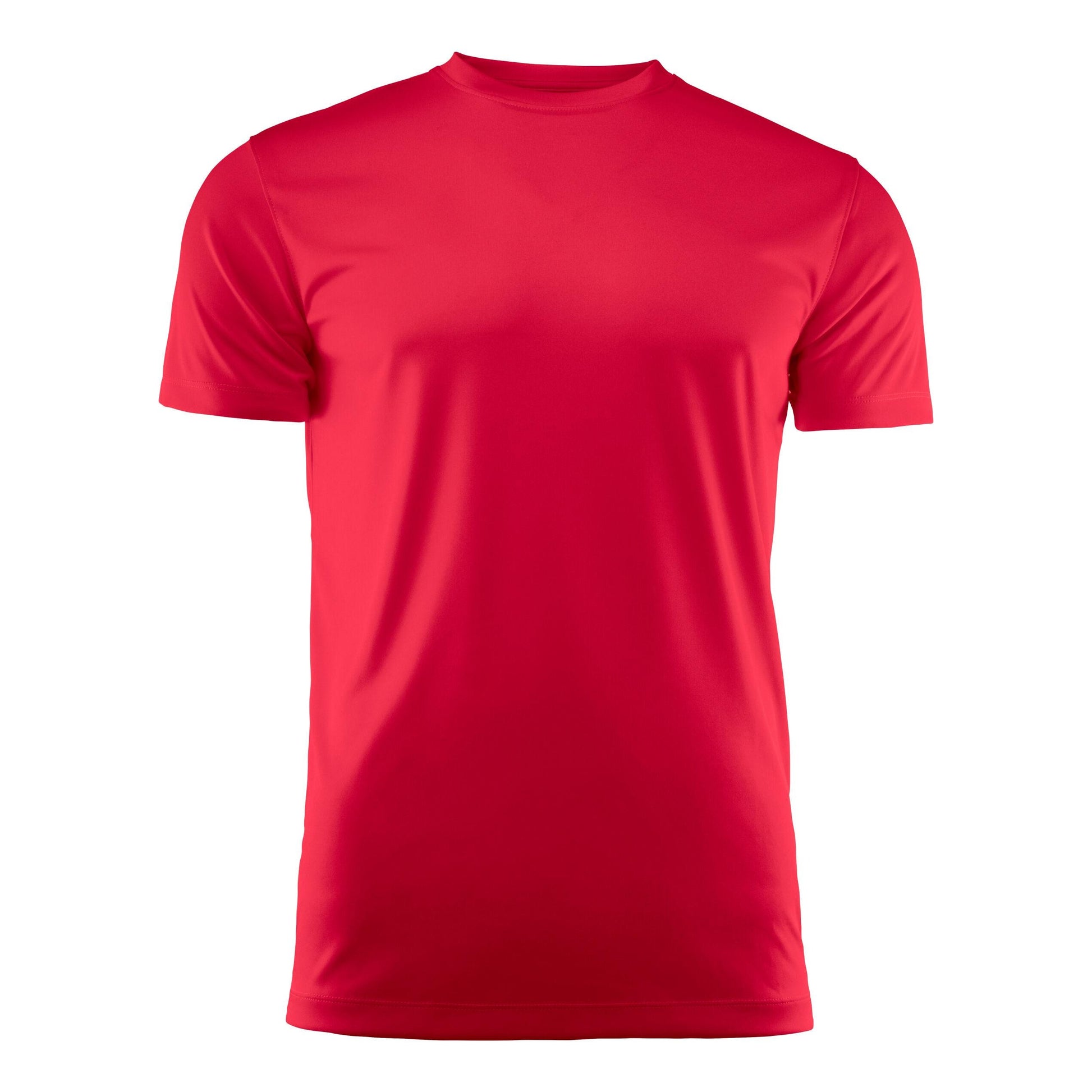 Bright Blue - Front - Printer RED Mens Run Active T-Shirt