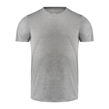 Grey Melange - Back - Printer RED Mens Run Active T-Shirt