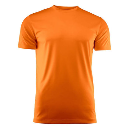 Orange - Front - Printer RED Mens Run Active T-Shirt